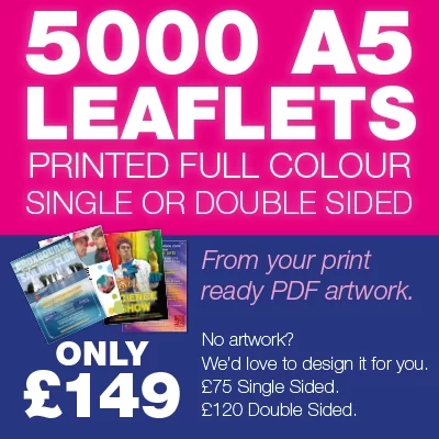 resolution print a5 leaflet offer